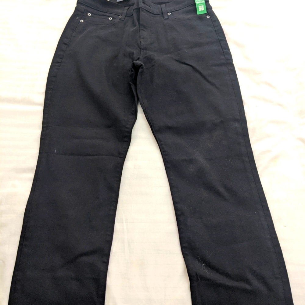 Gap Black Jeans Size 32/14S Class Straight Midrise
